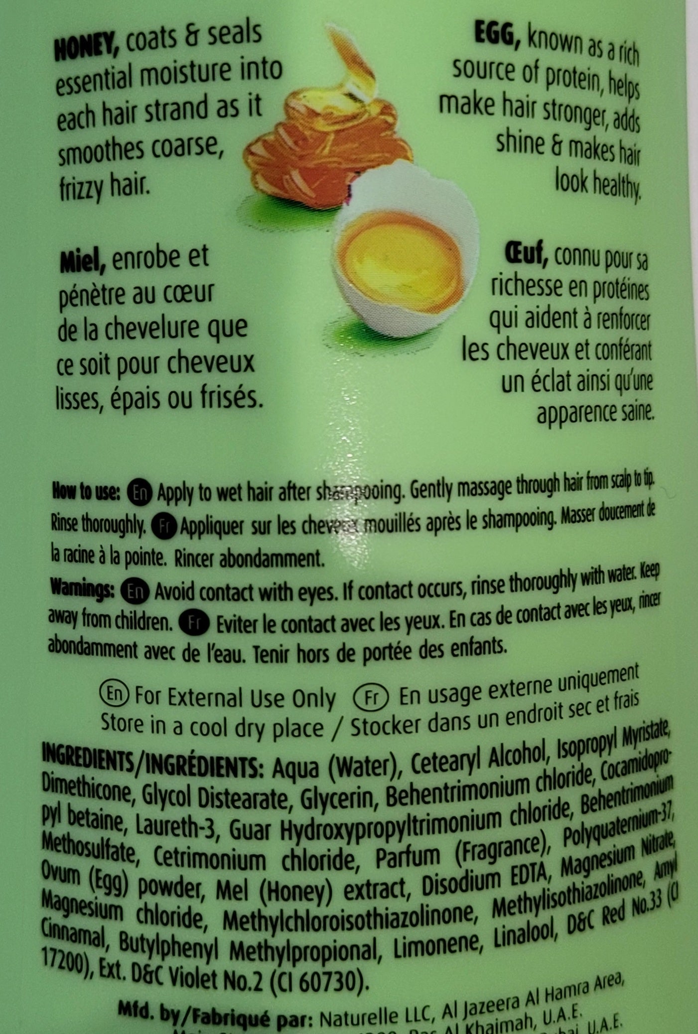 Vatika Naturals Egg Protein Conditioner - 400 ml.