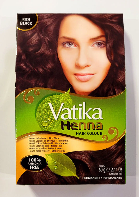 Vatika Henna Hair Color -Rich Black