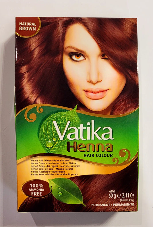 Vatika Henna Hair Color -Natural Brown