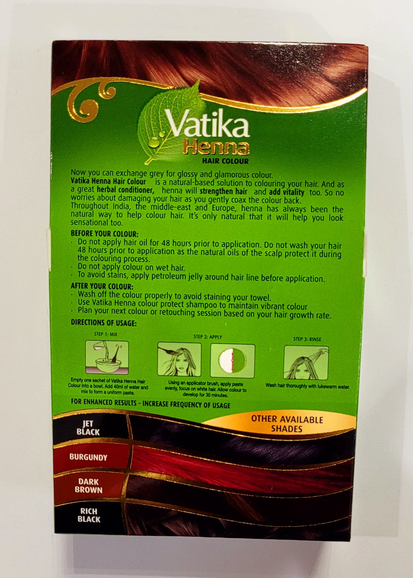 Vatika Henna Hair Color -Natural Brown
