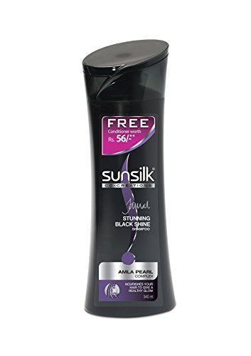 Sunsilk Stunning Black Shine Shampoo 340ml by Sunsilk