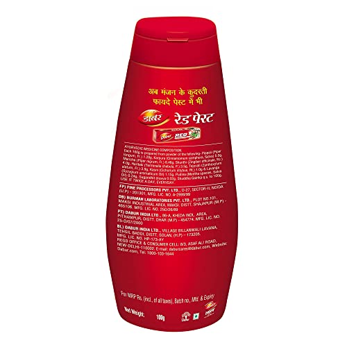 Dabur Red Tooth Powder Strong Teeth Healthy Gums Best Oral Care 100gm