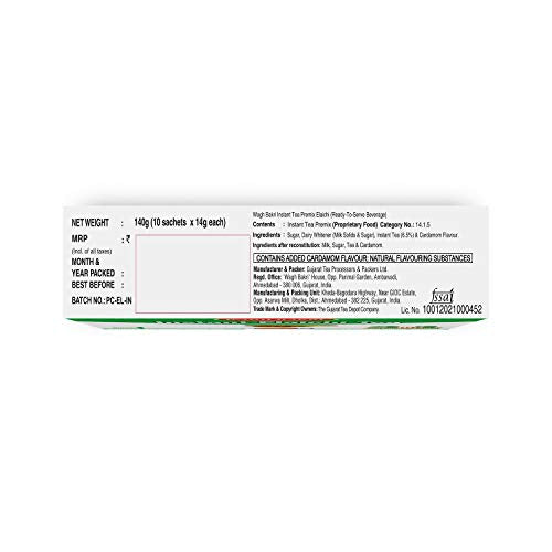 Wagh Bakri Elaichi Instant Tea Premix 140g