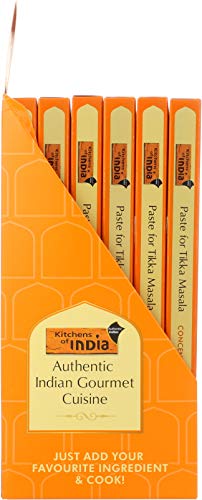Kitchens of India for Tikka Masala, 3.5-Ounce -Pack of 6 x 100g.