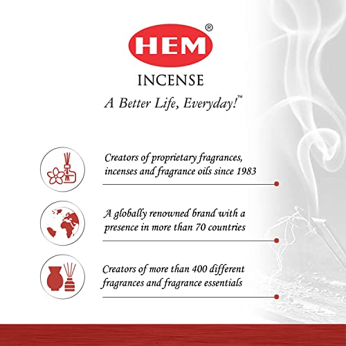 Hem Precious Incense Sticks, Rose, 120 Count