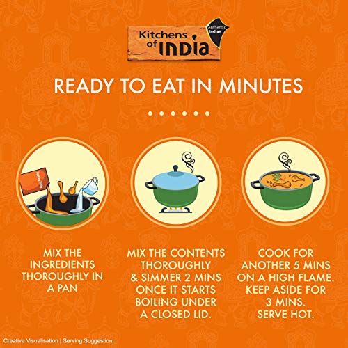 Kitchens of India for Tikka Masala, 3.5-Ounce -Pack of 6 x 100g.