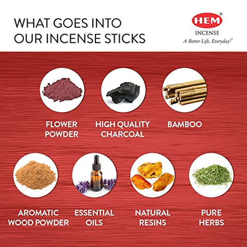 Hem Precious Incense Sticks, Rose, 120 Count