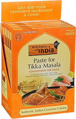 Kitchens of India for Tikka Masala, 3.5-Ounce -Pack of 6 x 100g.