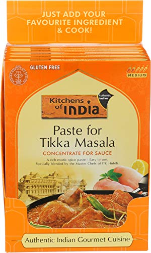 Kitchens of India for Tikka Masala, 3.5-Ounce -Pack of 6 x 100g.