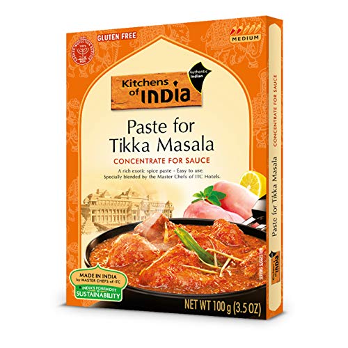 Kitchens of India for Tikka Masala, 3.5-Ounce -Pack of 6 x 100g.
