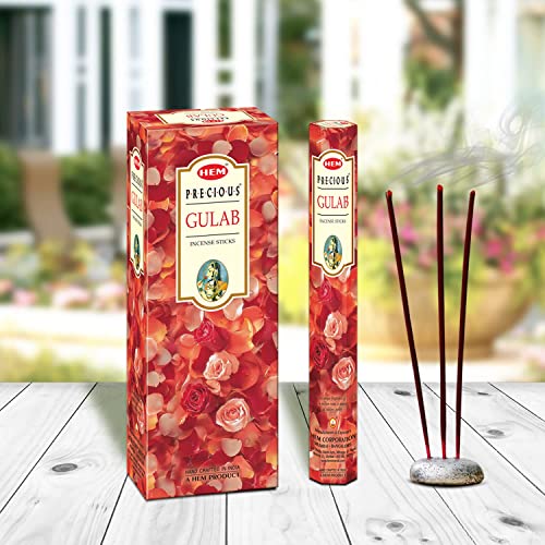 Hem Precious Incense Sticks, Rose, 120 Count