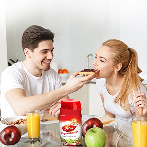 Dabur Chyawanprash 1 Kg. - Spread with Herbs & Spices