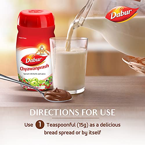 Dabur Chyawanprash 1 Kg. - Spread with Herbs & Spices