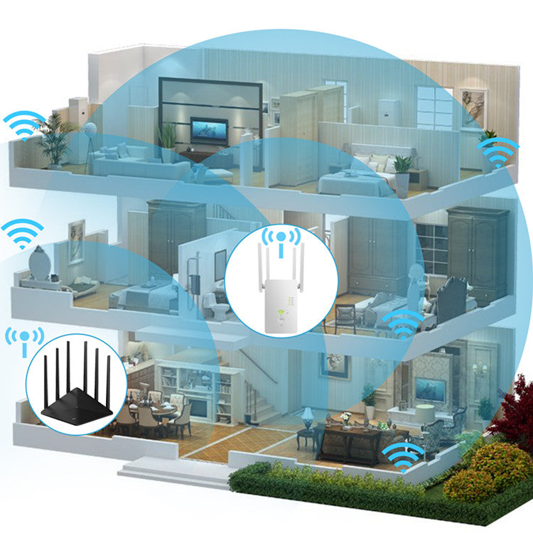 WiFi AP/Range Extender/Router with 1200 mbps Speed, WPS, Wi-Fi a/b/g/n/ac, Works with Amazon Alexa, Google Assistant, with LED indications for All