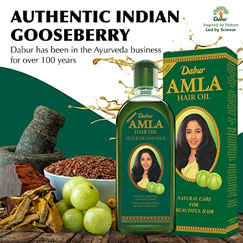 Dabur Amla Hair oil - Natural care for beautiful hair, 300 ml