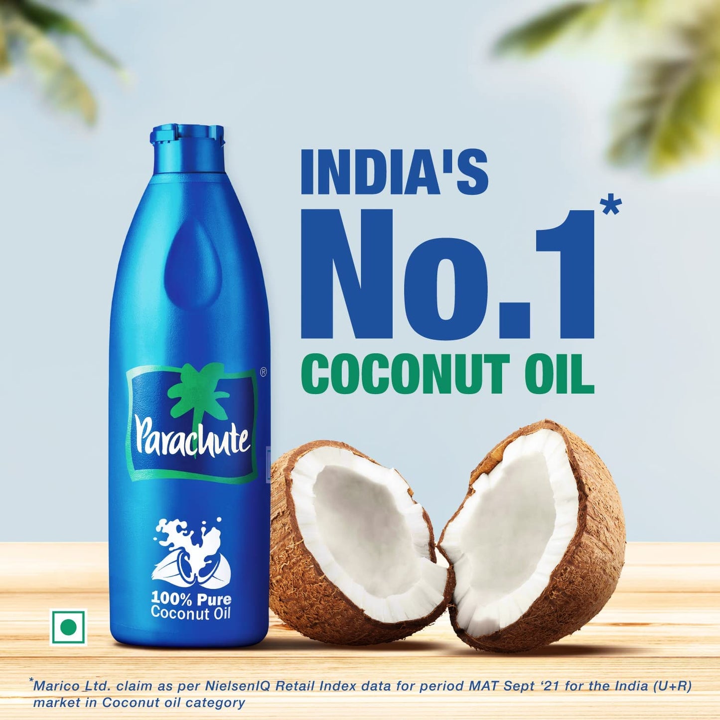 Parachute Coconut Oil, 33.8 Ounce Bottle