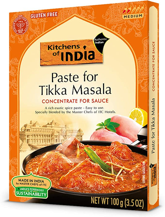 Kitchens of India Tikka Masala Paste- Pack of 6 X 100 g.