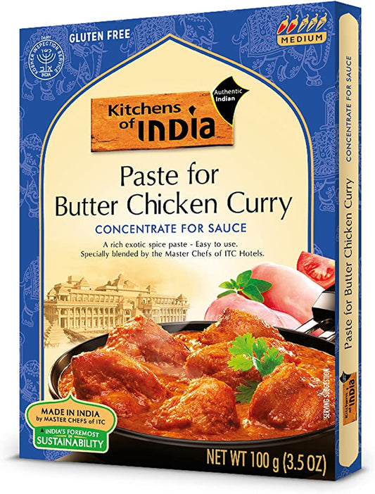 Kitchens of India Butter Chicken Paste- Pack of 6 x 100 g
