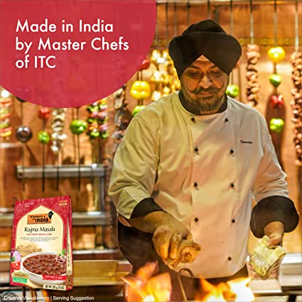 Kitchens Of India Ready To Eat Rajma Masala, Red Kidney Bean Currry- Pack of 6 X 285 g.