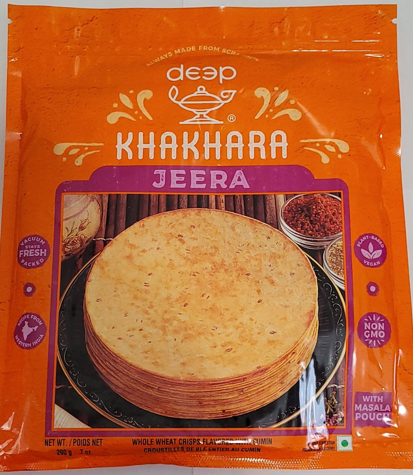 Multi Pack of 5 -Double Methi,Masala ,Jeera,Original,Methi & Mathiya Khakhra