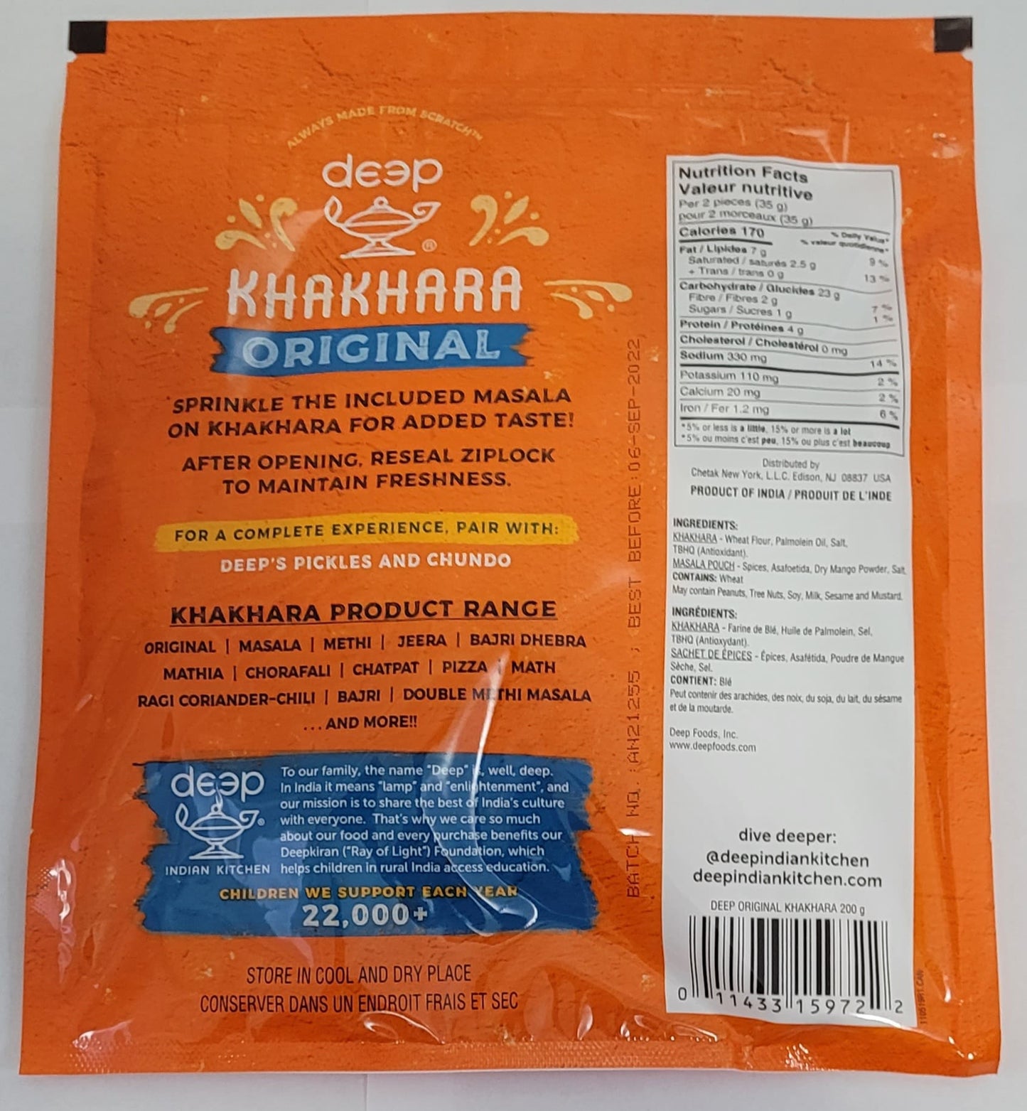 Deep Original Khakhara