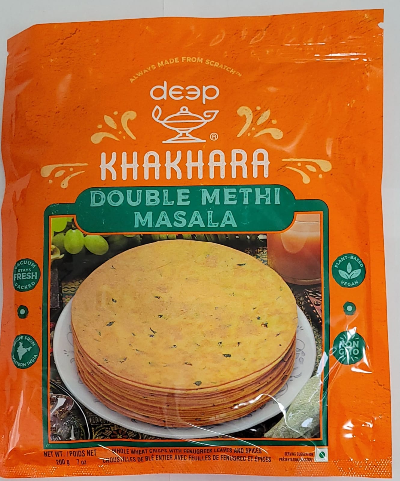 Multi Pack of 5 -Double Methi,Masala ,Jeera,Original,Methi & Mathiya Khakhra