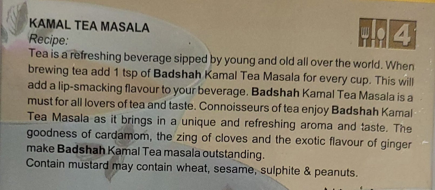 Badshah Kamal Tea Masala