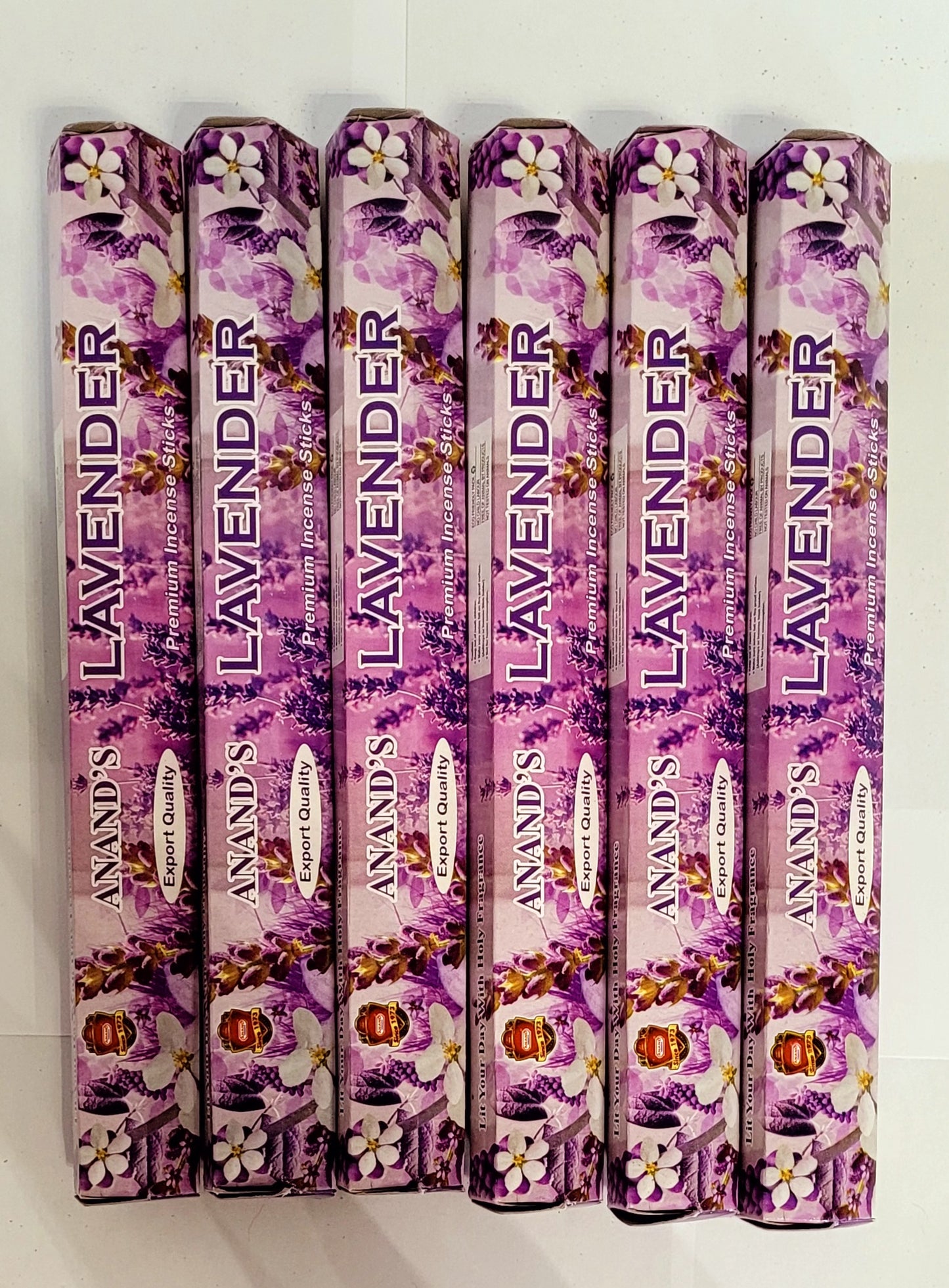 Anand Incense Stics- Lavender - Pack of 6 Hex