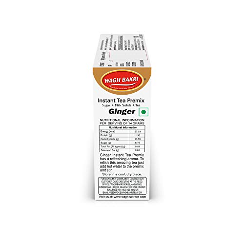 Wagh Bakri Ginger Instant Tea Premix 140g