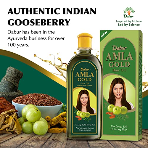 Dabur Amla Gold Hair Oil, 300 ml Bottle