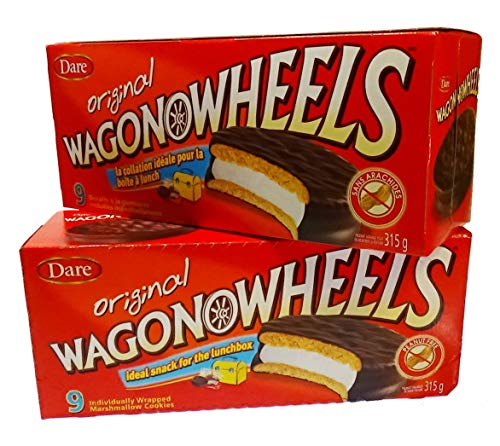 The Original Wagon Wheels - Chocolate Covered Marshmallow cookies - 9 count (2-pack) / L'original Wagon Wheels 9 biscuits à la guimauve enrobées en chocolate (paquette de 2)