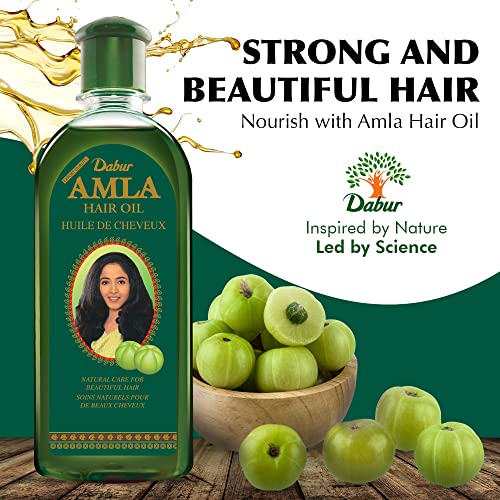 Dabur Amla Hair oil - Natural care for beautiful hair, 300 ml