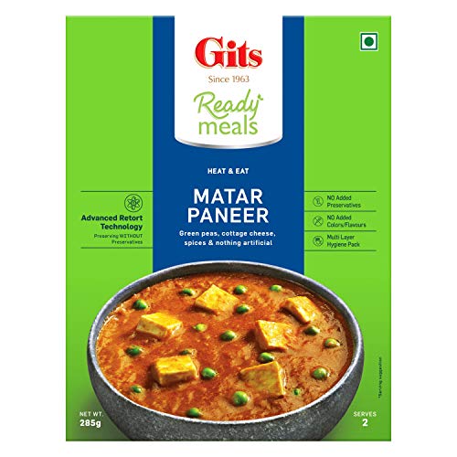 Gits Ready Meals, Matar Paneer Ready Meals