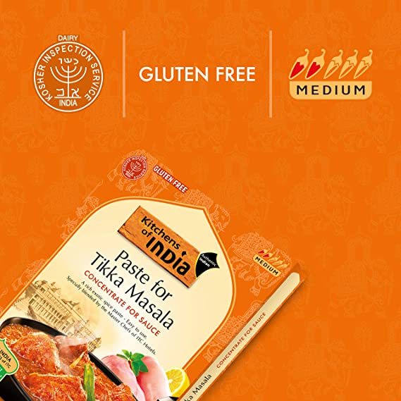 Kitchens of India Tikka Masala Paste- Pack of 6 X 100 g.