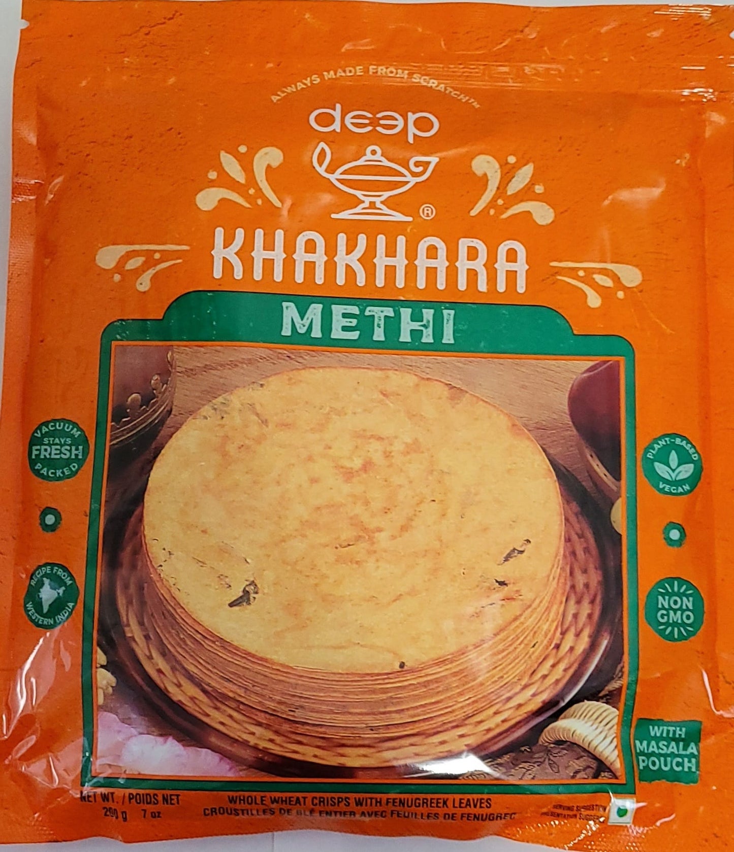 Multi Pack of 5 -Double Methi,Masala ,Jeera,Original,Methi & Mathiya Khakhra